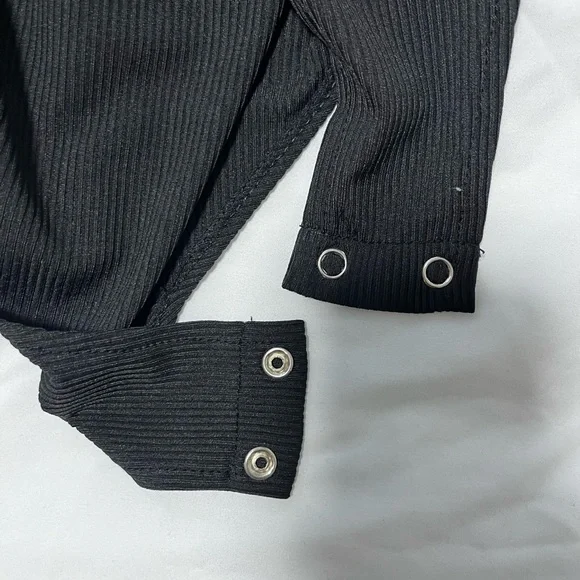 Shein ribbed rouched body suit - Picture 4 of 4